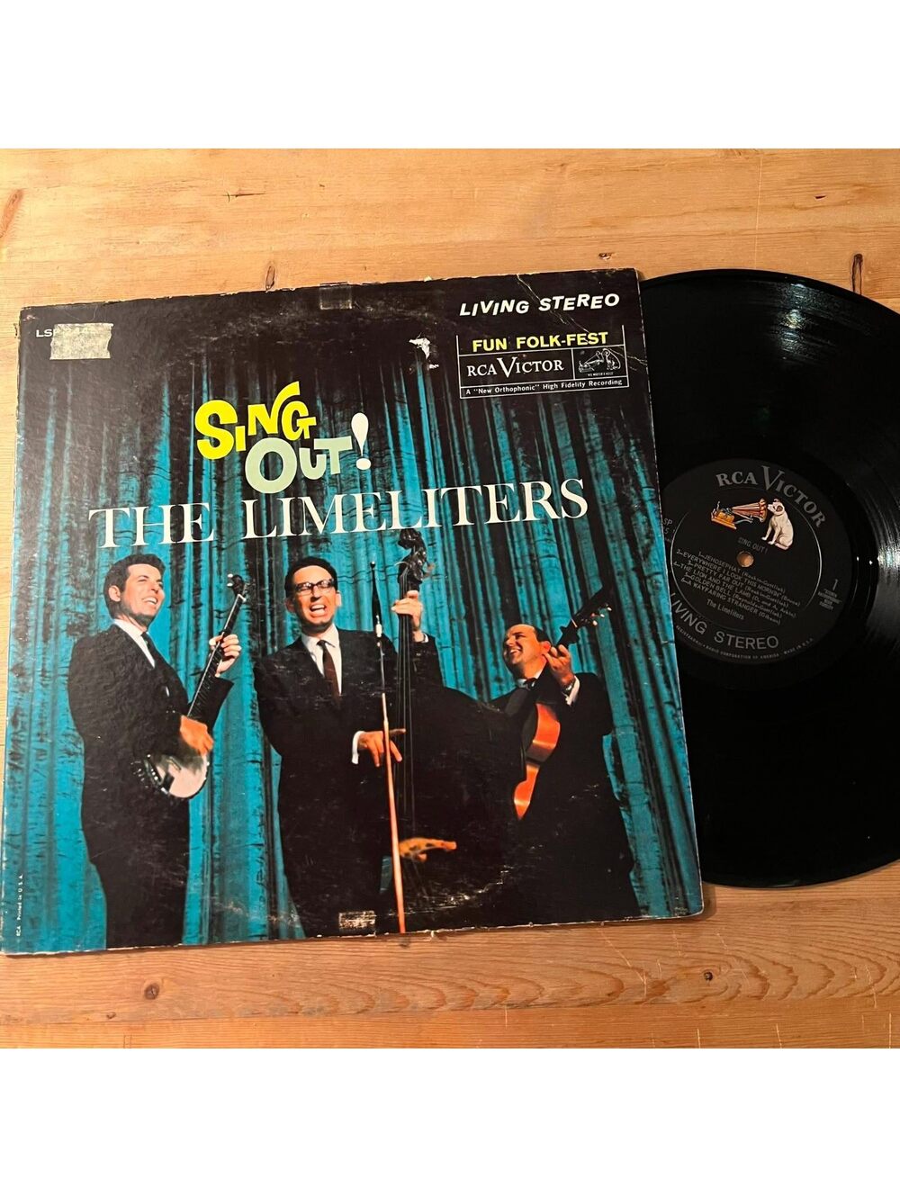 The Limeliters - Sing Out! 33rpm VG+ VR21